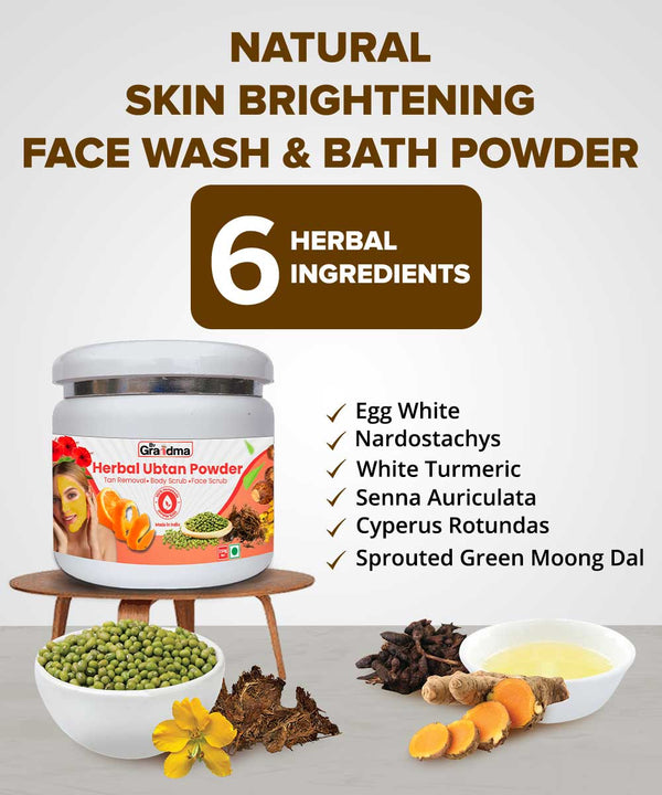 Skin Brightening Bath Powder for Adults