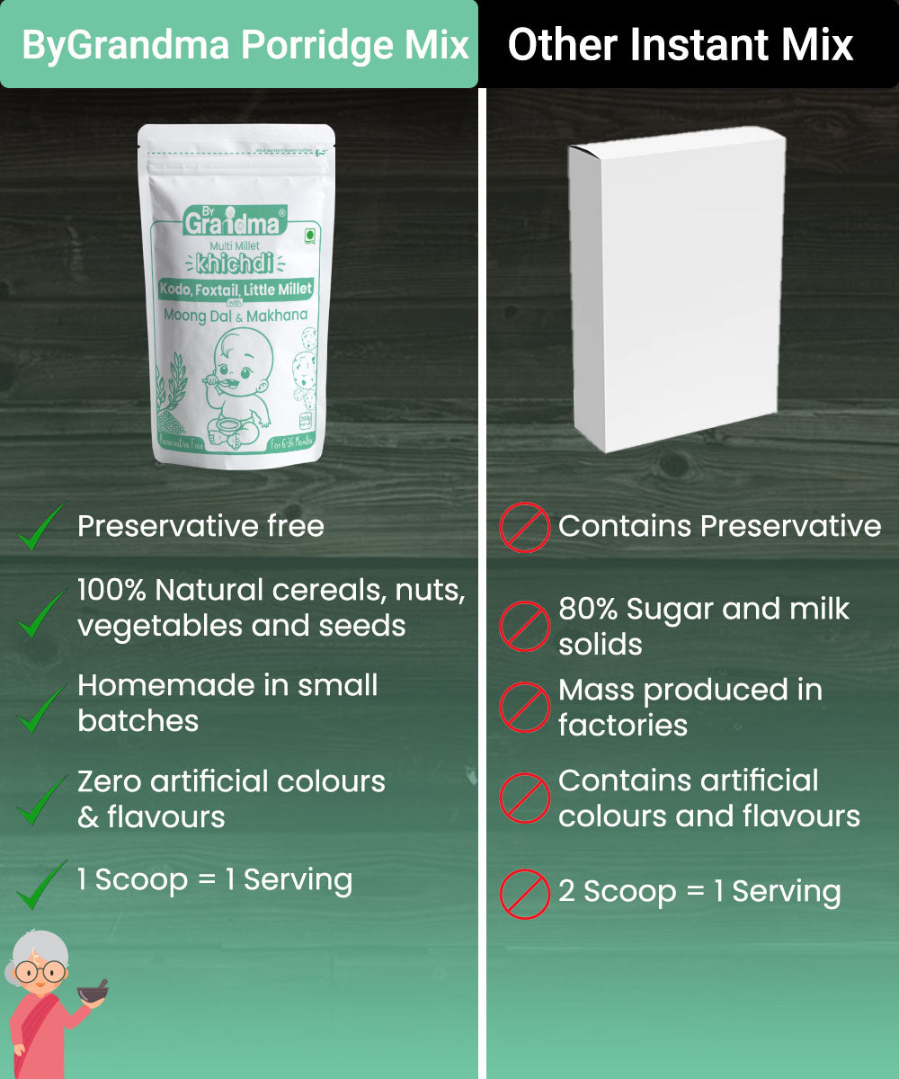 Shop for Millet Khichdi Baby Food Online ByGrandma.in