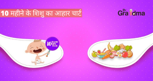 10 महीने के शिशु का आहार चार्ट