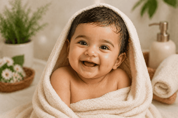Baby Bath Powder Benefits: Why Herbal Powder Beats Chemical Products | ByGrandma