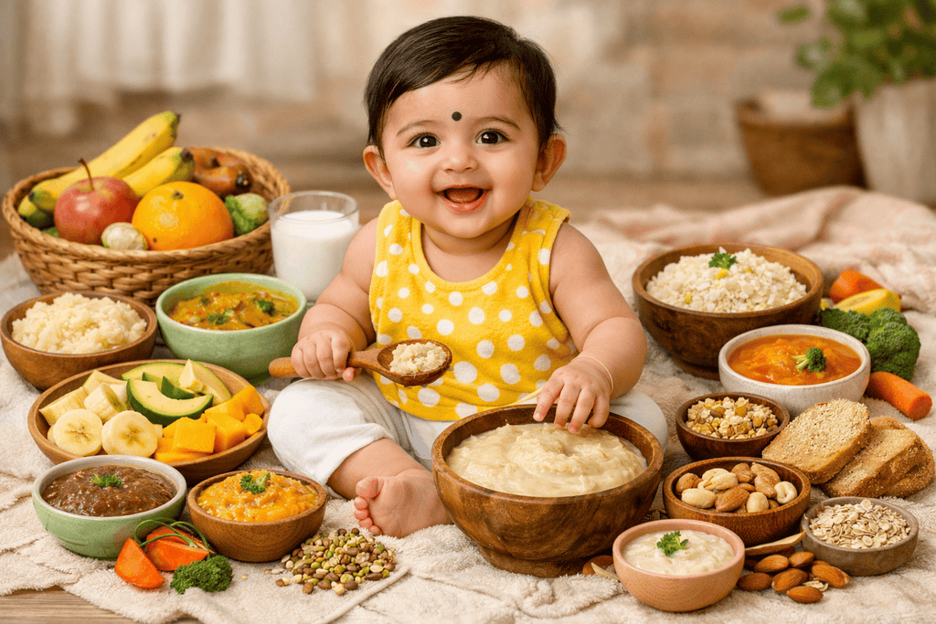 Food for 6 Month Baby to Gain Weight