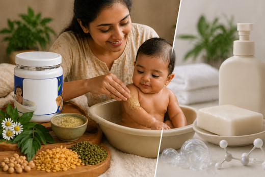 New Born Baby Bath Powder vs Soap: What’s Safer for Newborns?