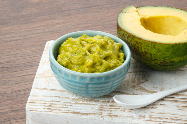 fatty foods for babies to gain weight with soft avocado porridge for infants