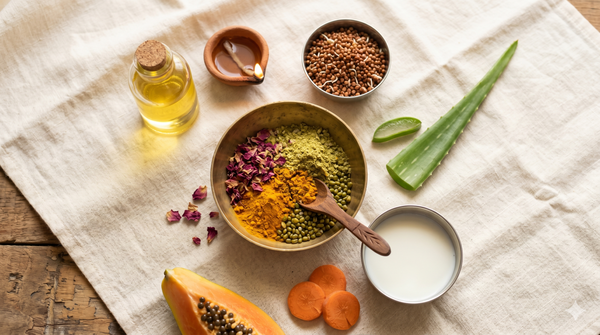 How to improve baby skin color naturally — traditional Indian baby skincare ritual