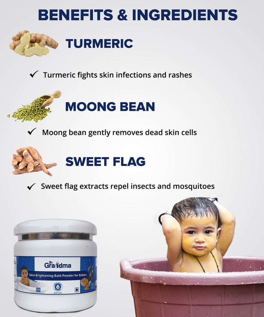 Shop Herbal Bath Powder for Babies ByGrandma.in