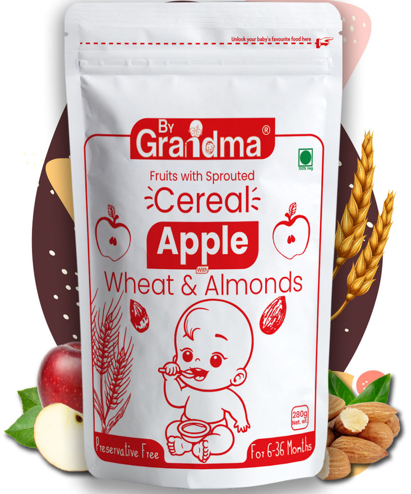 Wheat Apple Almonds Porridge Mix