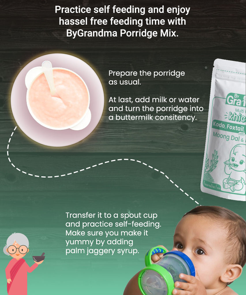 Make Baby Giving Rice Cereal To Baby Bottle With Adding Baby