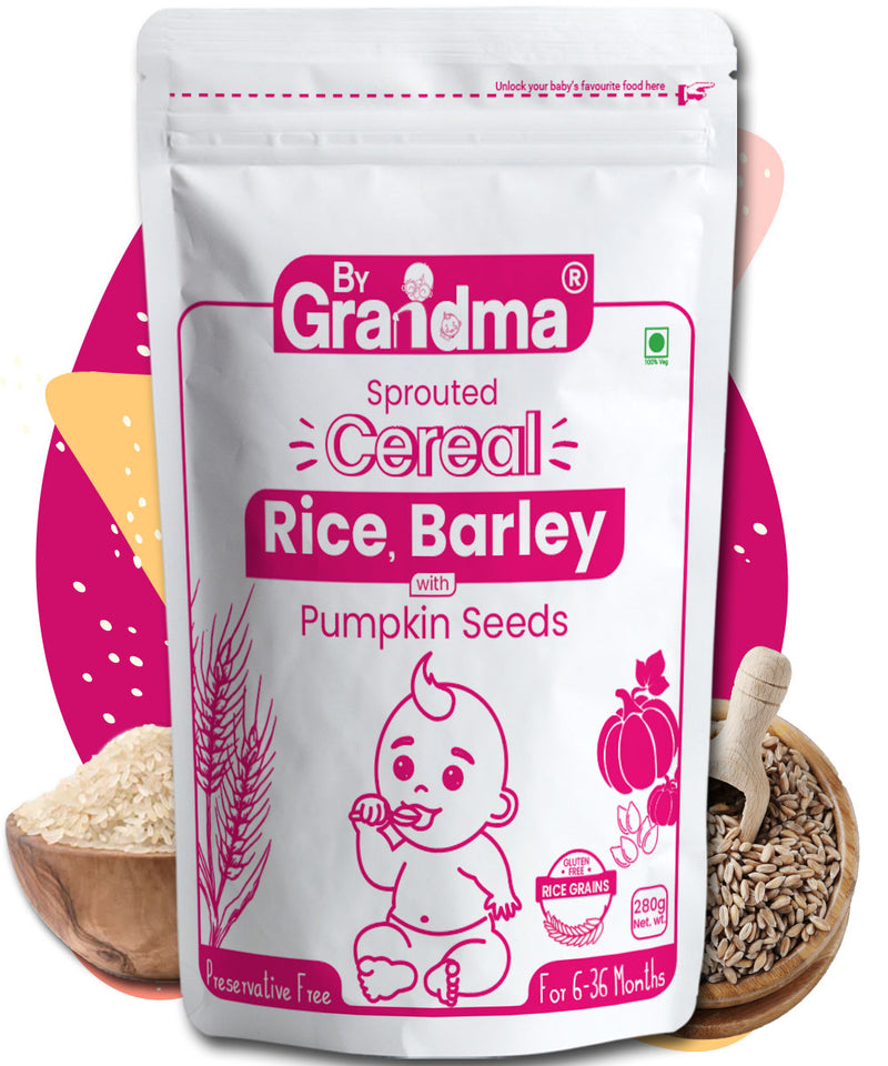 Rice, Barley Pumpkin Seeds Porridge Mix