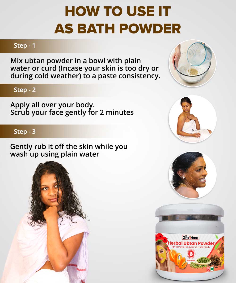 Shop Herbal Face Wash and Bath Powder ByGrandma.in